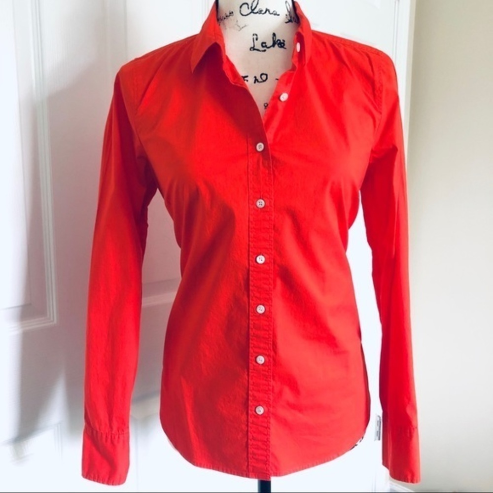 J. Crew Haberdashery Refined Stretch Top